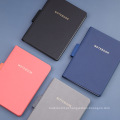 A5 Notebook Travel Leather Printing com porta -caneta